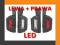 Lampa obrysowa LED obrysówka boczna diodowa L + P
