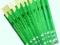 [WO] Pałeczki bambusowe, ZIELONA koperta 10 par
