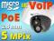 5MPix Kopułkowa Kamera IP 2560x1920 VoIP IR PoE SD