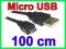 Kabel MICRO USB NOKIA SAMSUNG HTC Długi 100 cm !!!