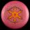 Dirty Discs Ninja Star 175g Frisbee - czerwone