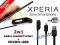 2w1 KABEL ADAPTER MAGNETYCZNA USB XPERIA  Z1 Z2 Z3