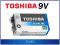 BATERIE 9V Żywotna Alkaliczna TOSHIBA 0318