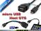 Kabel adapter USB OTG SONY XPERIA Z3 Z2 Z1compact