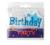 Świeczka na tort Happy Birthday urodziny Niebieska