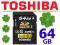 Karta Pamięci TOSHIBA UHS-1 SD SDHC 64GB class 10