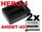 Ładowarka 2x akumulator do GOPro Hero 4 AHDBT-401