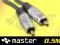 Kabel MASTER 2RCA - 2RCA CINCH CHINCH 0.5M FV