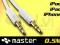 Kabel MASTER mały Jack 3,5st iPod iPad iPhone 0.5M