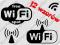 Naklejka WIFI Wi-Fi 12cm restauracja bar GRATIS!