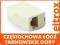 GNIAZDO PODWÓJNE ŁĄCZNIK BECZKA RJ-45, 2135