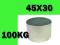 MAGNES NEODYMOWY 45x30 KURIER ZA DARMO 24H !