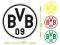 NAKLEJKA NAKLEJKI na ścianę SZABLON Borussia BVB
