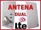 Antena DUAL LTE 2x15dBi Huawei B593,ZTE MF28D 8m