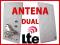 Antena DUAL LTE 2x15dBi Huawei B593,ZTE MF28D 10m