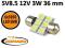 SV8.5 12V 3W BIAŁY LED RURKA 36mm 6x5050 SMD LED