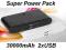 ŁADOWARKA BATERIA POWER BANK 30000mAh 2xUSB z PL