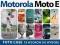 Opakowanie do / na Motorola Moto E +2x FOLIA