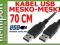 Przewód kabel przyłącze USB wt-wt A-A Męsko-Męski