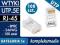 100szt WTYKI modularne / RJ45 / UTP.5e / 8P8C