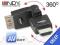 Przejściówka (adapter) HDMI 360 Stopni Lindy 41096