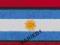 VAR Naszywka FLAGA  ARGENTYNY  - ARGENTYNA