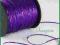 SZNURKI / SZNUREK płaski metalizowany 3m FIOLETOWY