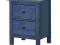 IKEA HEMNES Stolik nocny komoda 2 szuf NIEBIESKI