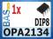 Wzmacniacz operacyjny OPA2134 DIP8