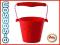 SCRUNCH-BUCKET ZWIJANE WIADERKO SILIKONOWE red