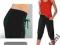 ROMA Spodnie damskie 3/4 FITNESS czarne 40 L