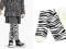 H&amp;M_RAJSTOPY 98/104_ RAJSTOPKI_ZEBRA