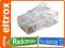 10x RJ-45 WTYCZKA KONCÓWKA LAN INTERNET 8p8c 1232