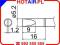 Grot do stacji iSolder40 2702 TP35 płaski 5.2mm