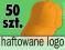 CZAPKI z daszkiem z TWOIM LOGO + haft - 50 sztuk