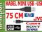 KABEL mini USB CANON JVC HP SONY OLYMPUS NAVI FV