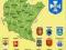 WOJEWÓDZTWO PODKARPACKIE MAPKA HERBY WR806