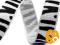 Wstążka rypsowa zebra 10 mm/1m