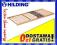 STELAŻ DREWNIANY FAMILY CLASSIC HILDING 90x200