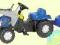 ROLLY TOYS NEW HOLLAND TRAKTOR Z ŁYCHĄ I PRZYCZEPĄ