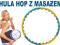 HULA HOP hoop WYSZCZUPLAJĄCE masażerem SKŁADANE