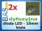 Dioda LED 10 mm - biała _ dyfuzyjna _ matowa _2szt