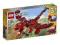 LEGO CREATOR 31032 Czerwone kreatury Smok od ręki!
