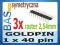 Listwa GOLDPIN 1x40 pin kątowa symetryczna _3szt