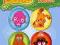 MOSHI MONSTERS - 4 przypinki 3,8cm