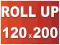 ROLL UP ROLLUP 120x200 1440DPI 24H BLOCKOUT