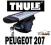 Bagażnik dachowy na relingi Thule Peugeot 207 comb