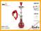Fajka wodna shisha Mumbai 64cm Czerwona Aladin