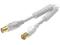 Kabel antenowy vivanco 1,5 m biały