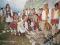 ALBANIA - KUKES - KOBIETA - FOLKLOR - STROJE